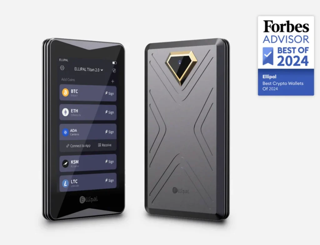 5. Ellipal Titan 2.0, Best Air-Gapped Cold Storage Wallet