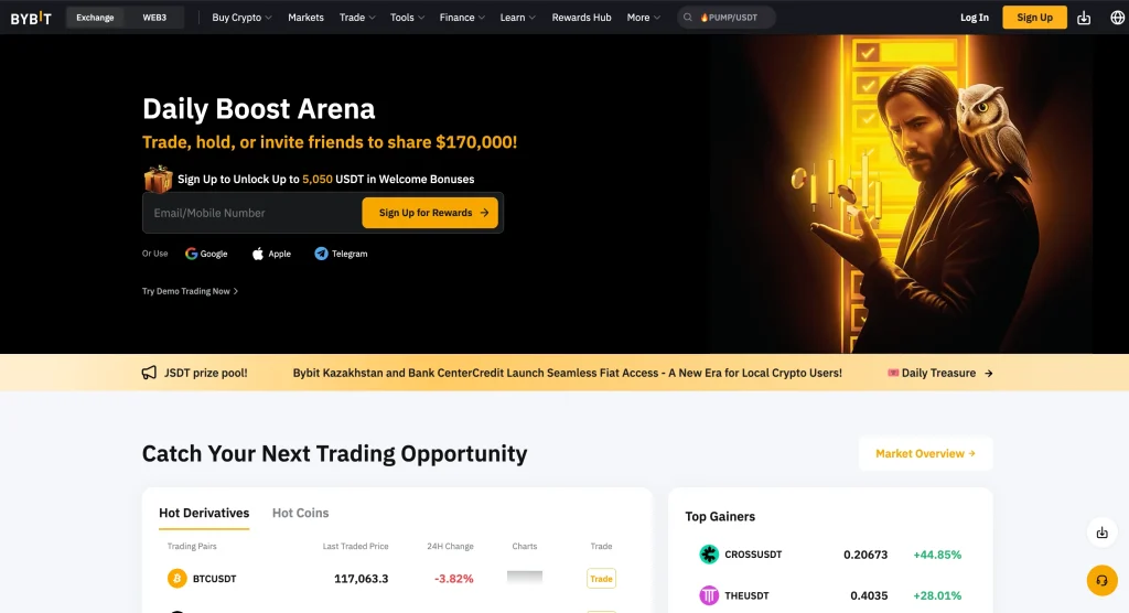 3. Bybit: Best for Seamless UX and Strategic Futures Trading