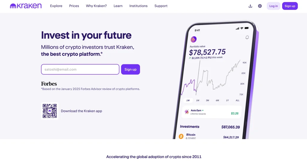 5. Kraken Futures: Best for Institutional-Grade Security