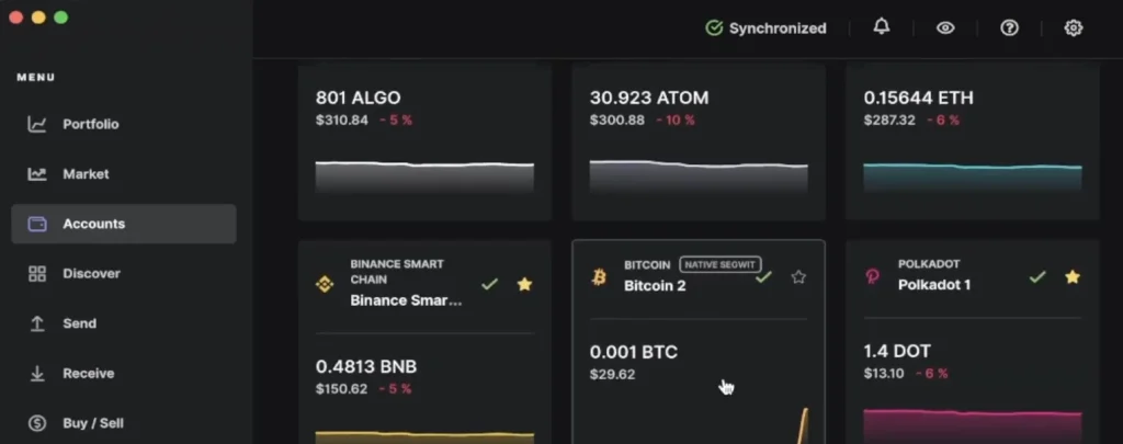 Step 1. Open Ledger Live and Select Your Bitcoin Account