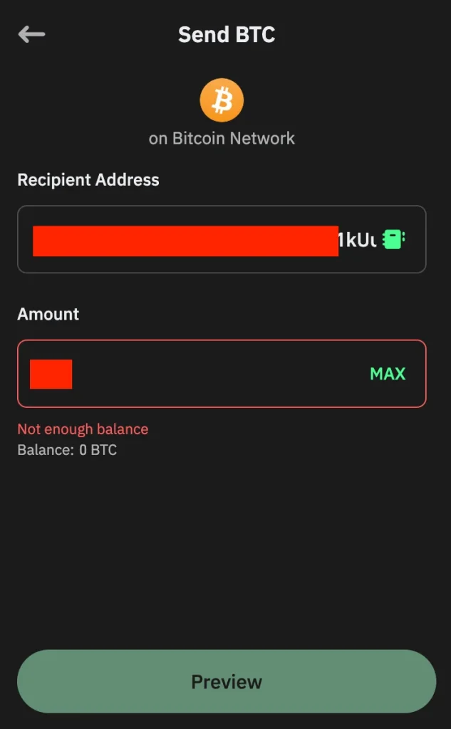 Step 2. Initiate the Transfer, Enter Recipient Details, Specify the Amount, and Review Fees