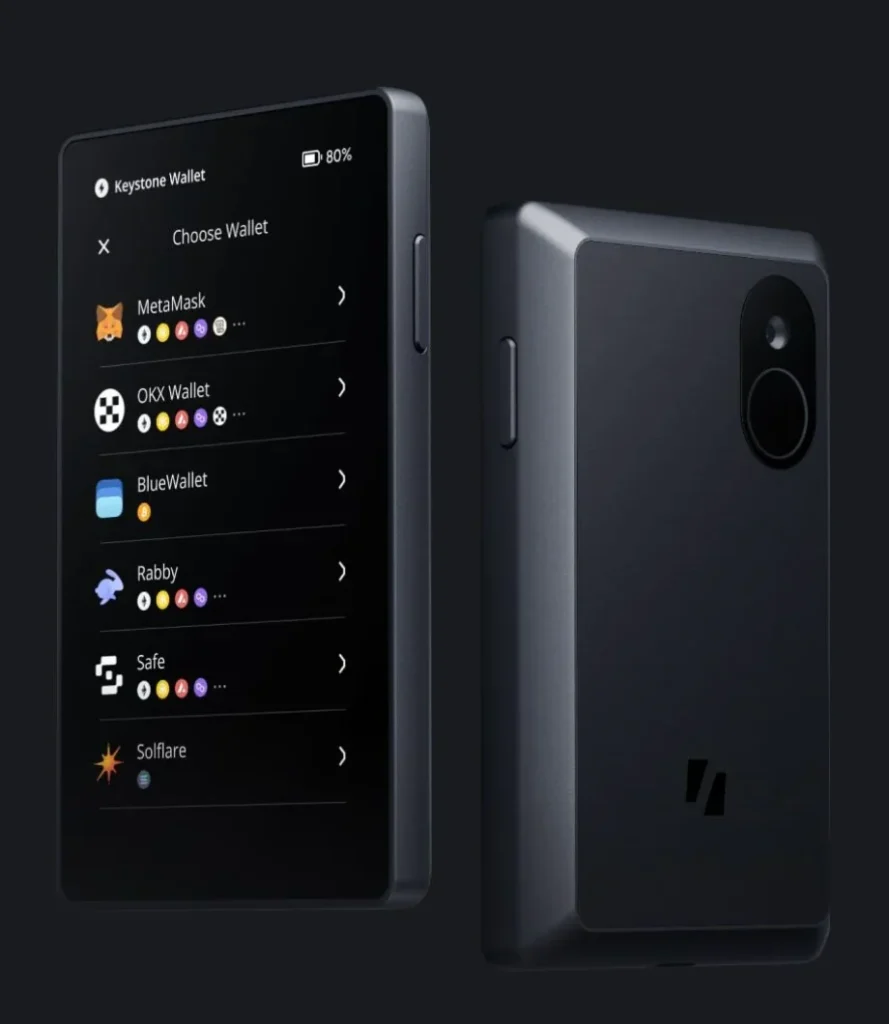 2. Keystone 3 Pro: Best Open-Source Air-Gapped Wallet