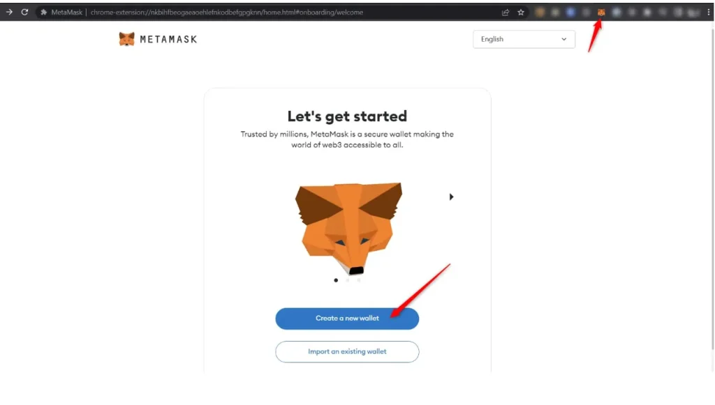 Step 2: Open MetaMask in Your Browser