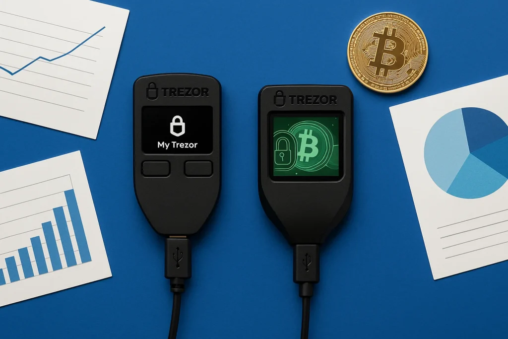 Feature Comparison: Trezor Model One vs Model T