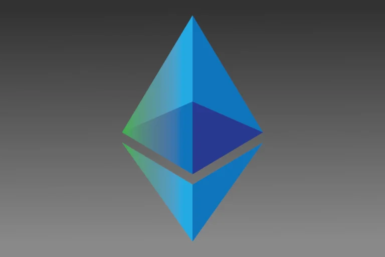 Blue Ethereum diamond logo, illustrating a guide to the best Ethereum wallets