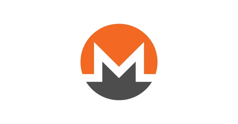 Official orange and grey Monero symbol on a white background for a guide to the best Monero wallets