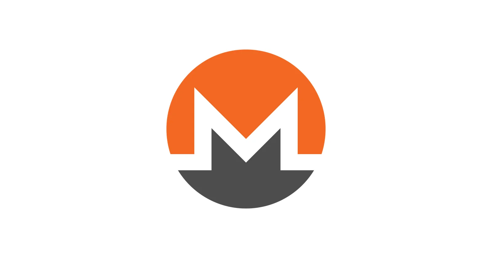 Official orange and grey Monero symbol on a white background for a guide to the best Monero wallets