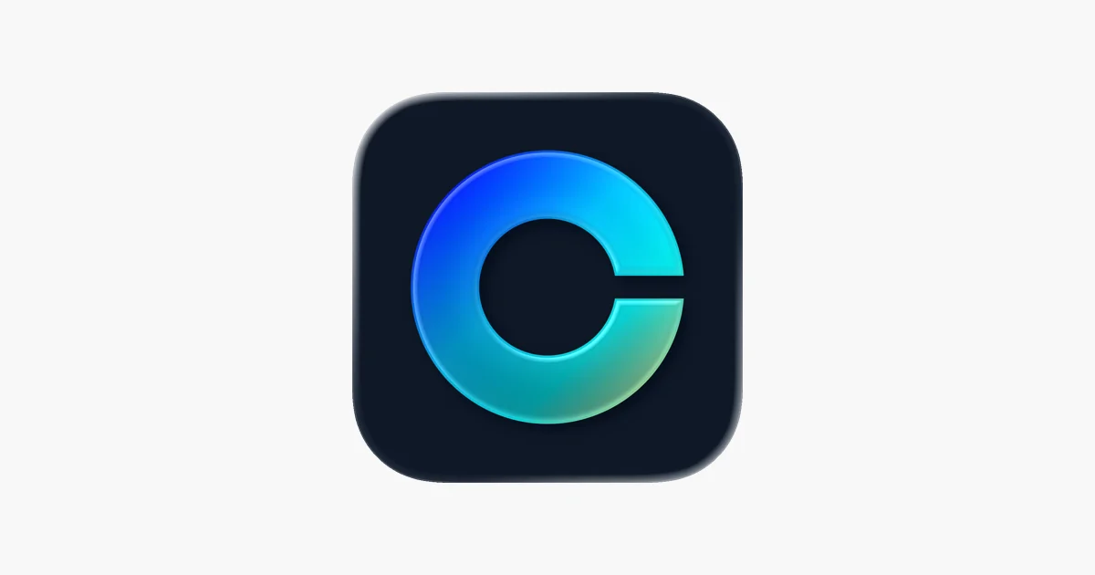 Coinbase Wallet app icon, a USDC wallet with sponsored fees on Base