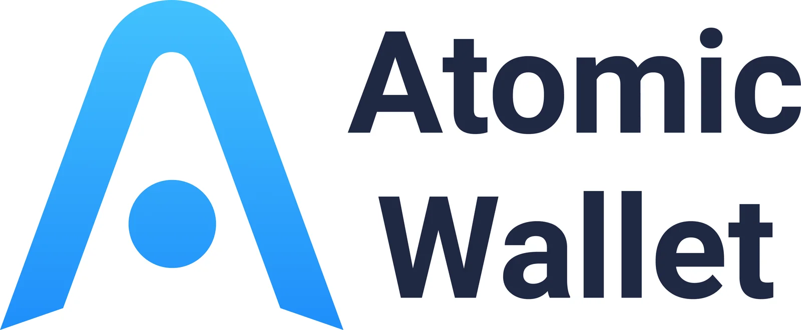 Atomic Wallet logo and wordmark from the official Atomic Wallet press kit