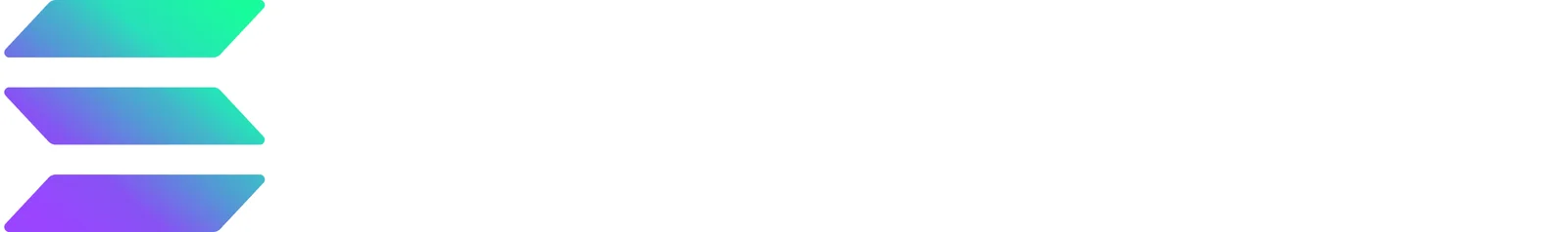 Horizontal Solana (SOL) logo from the official Solana brand assets page