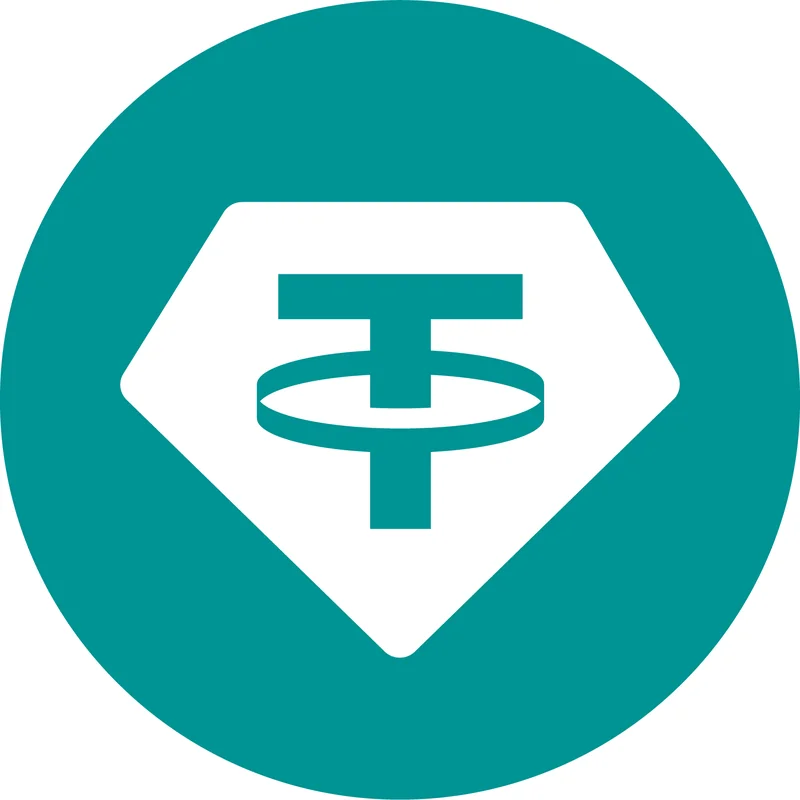 Official Tether USDT circular logo from Tether's media page