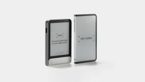 Ledger Flex and Ledger Stax standing side by side on a white background