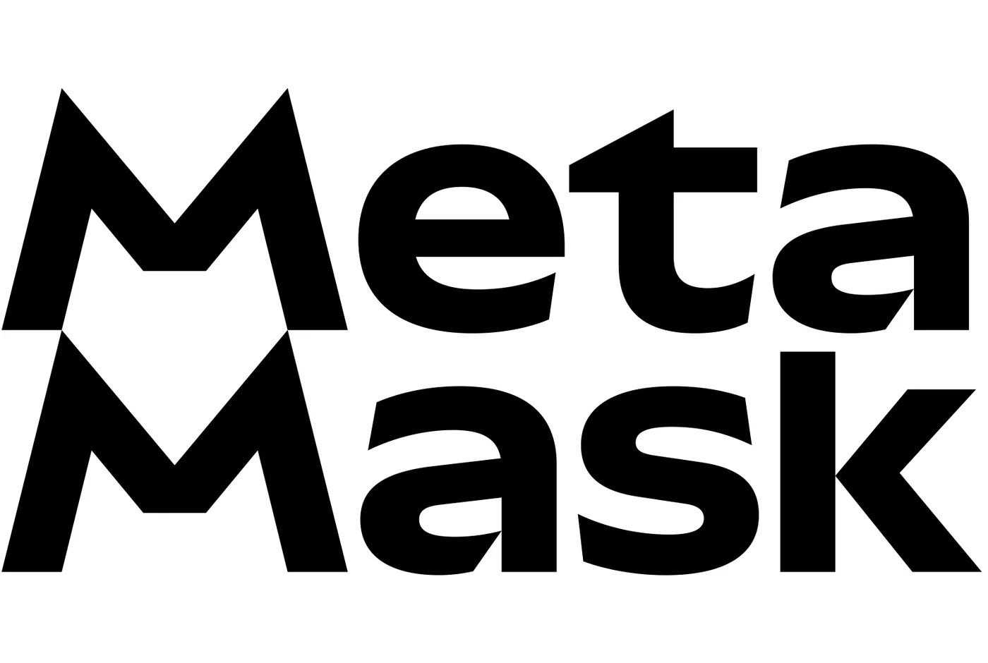 MetaMask wordmark from the official MetaMask logo pack