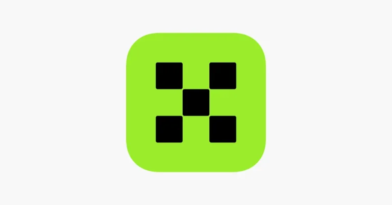 OKX Wallet app icon, the green tile with the black OKX mark, from the official OKX Wallet App Store listing