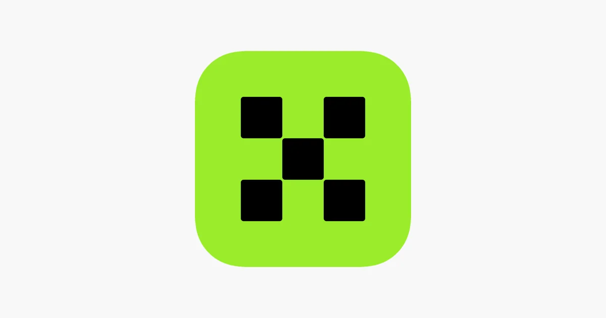 OKX Wallet app icon, the green tile with the black OKX mark, from the official OKX Wallet App Store listing