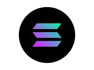 Solana logo on a white background, opening a Solana vs Ethereum comparison