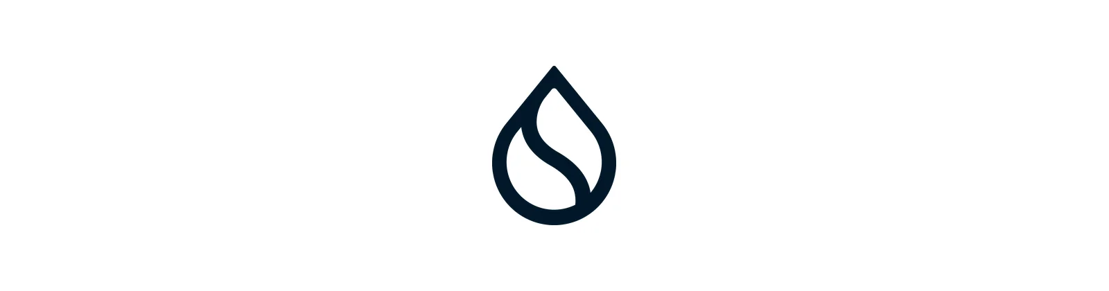The official Sui network symbol, the dark blue water drop used as the Sui logo